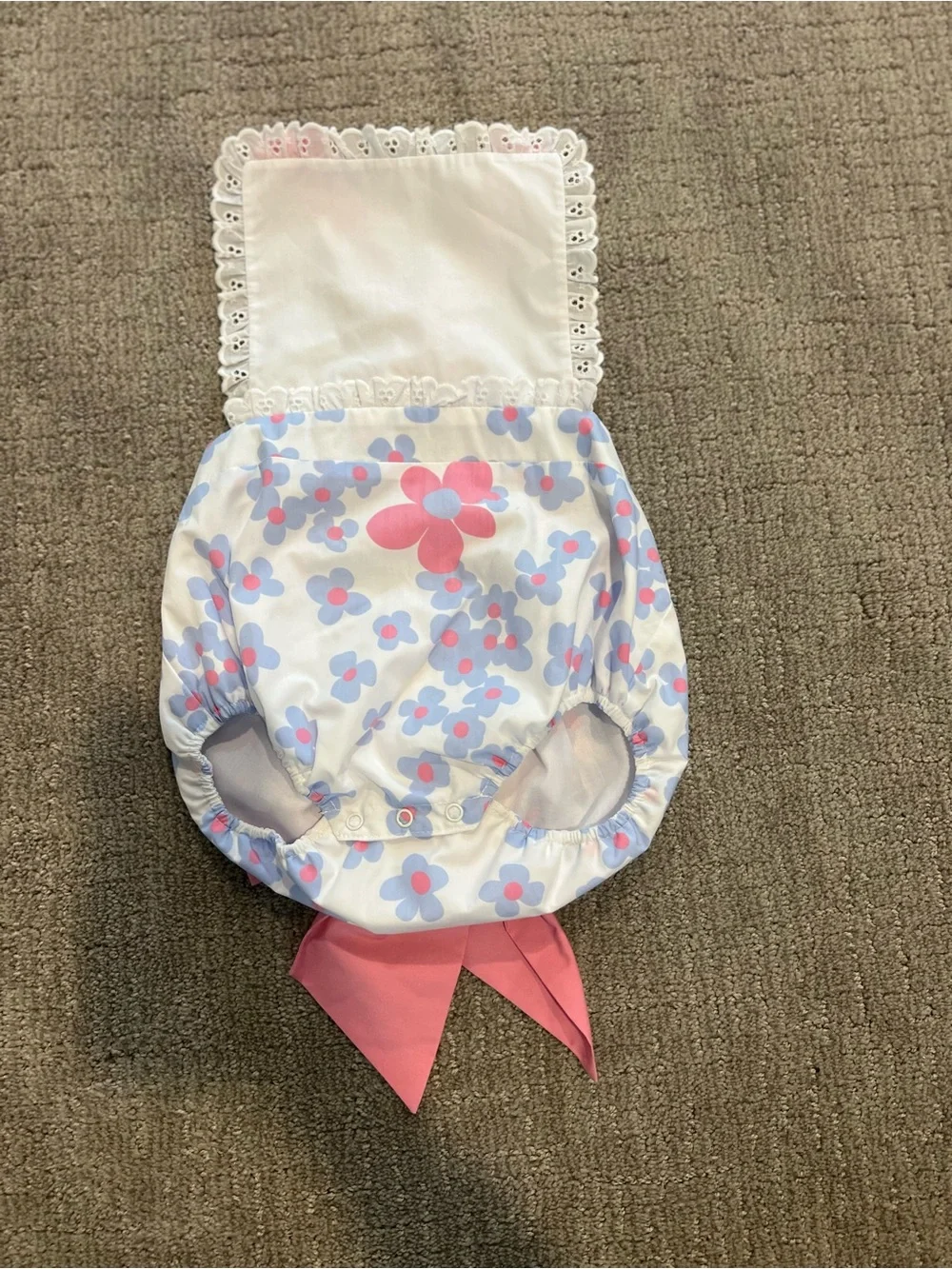 The Beaufort Bonnet Company floral sunsuit. New with tags.